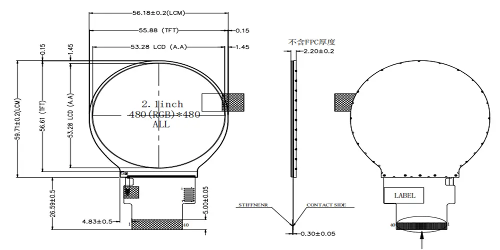 AT-T021BCSA-01 Drawing