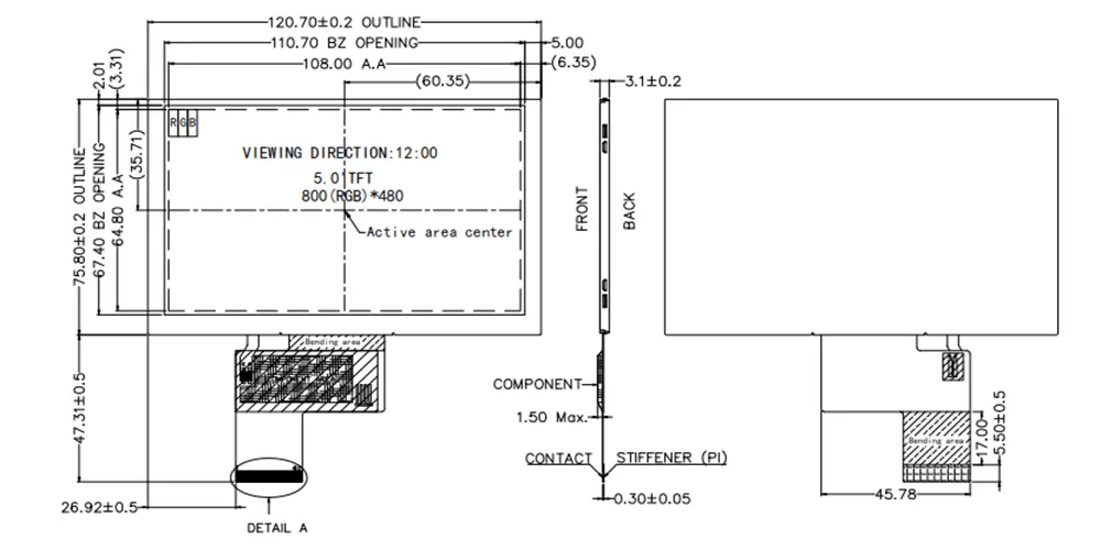 AT-T050QWH-05 图纸